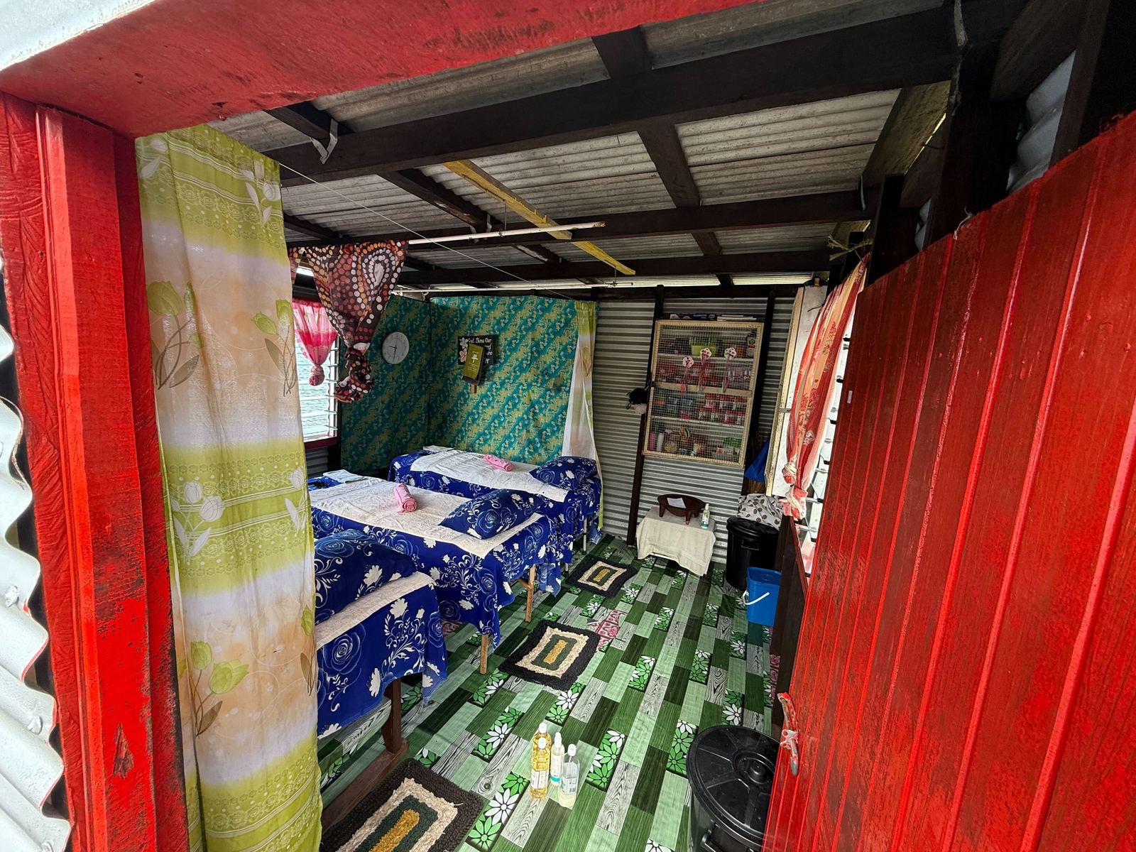 Inside Living Hope Hut