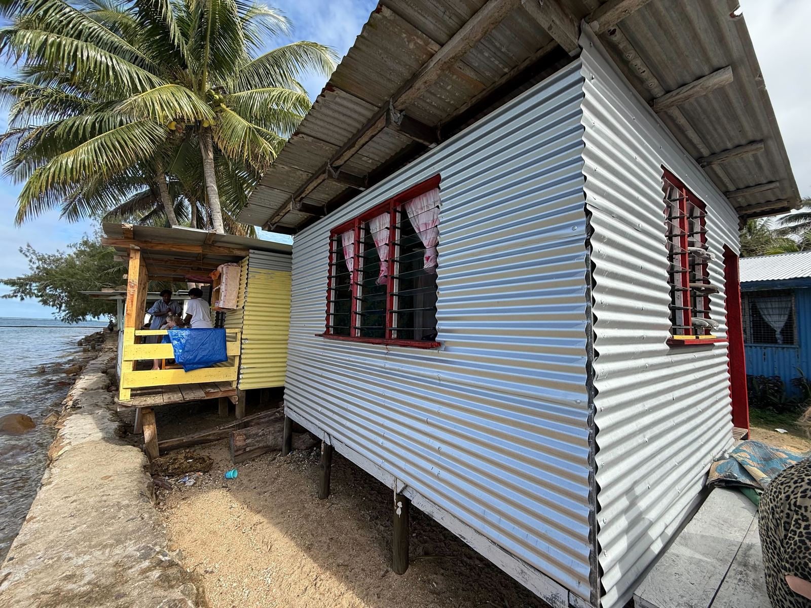 The Silver Hut from the beach