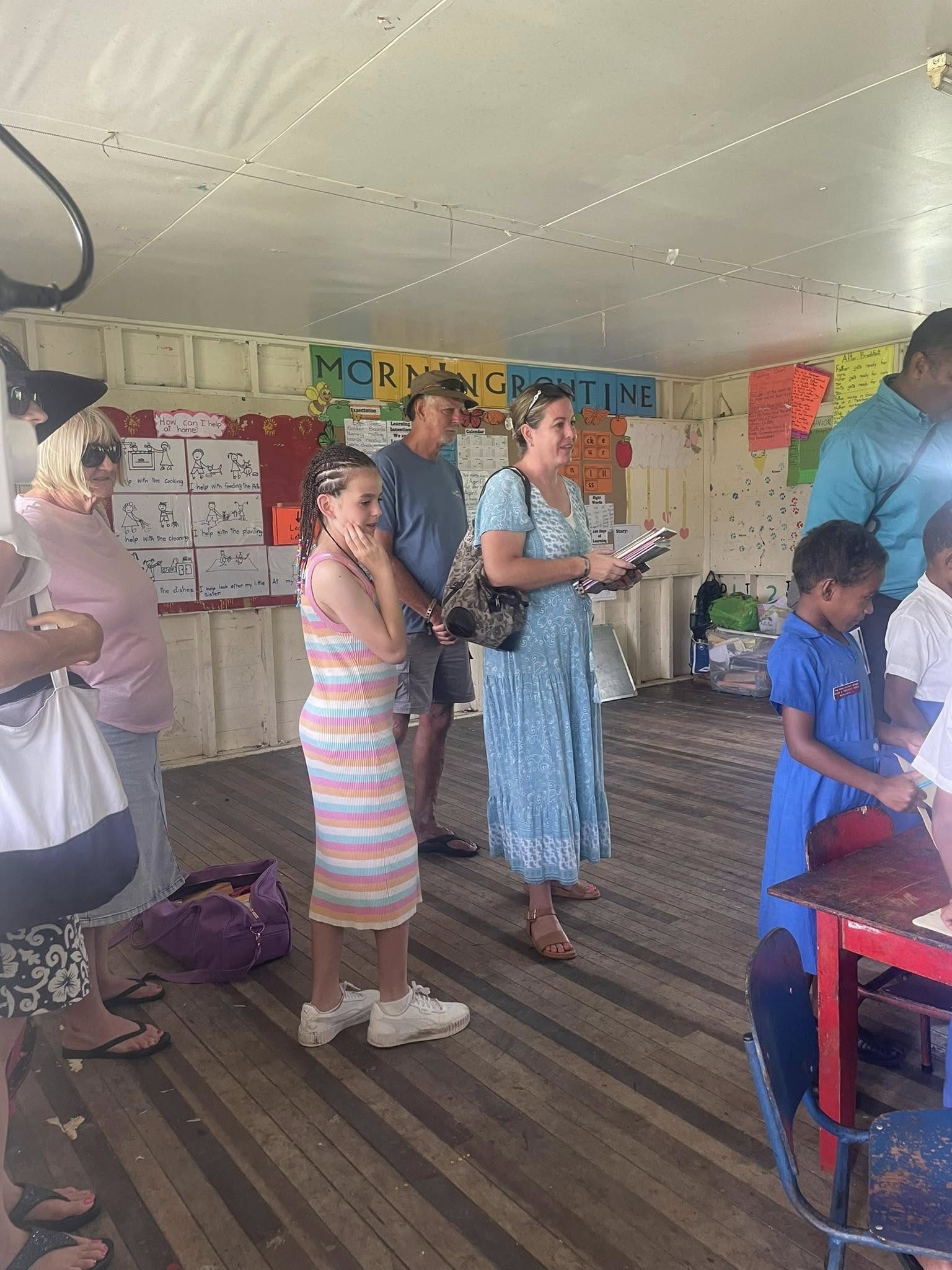 Inside the classroom — Morning Routine banner